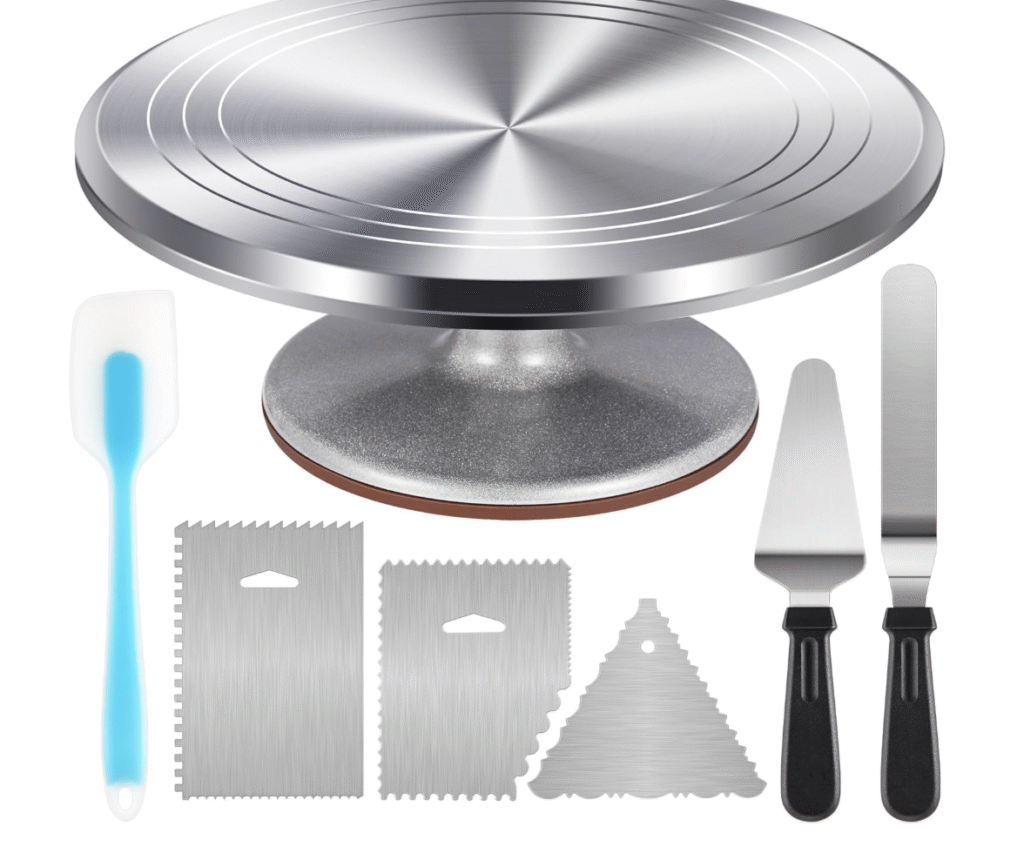 Baking Tools with Revolving 12" Cake Stand for Decorating