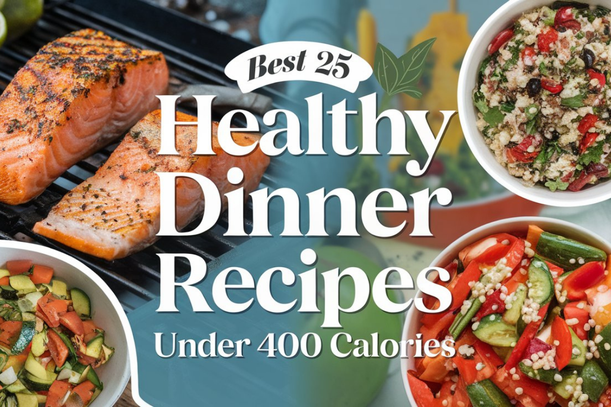 Best 25 Healthy Dinner Recipes Under 400 Calories