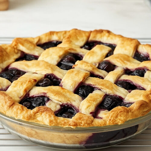 Blueberry Pie Recipe Sweet & Juicy Dessert Idea