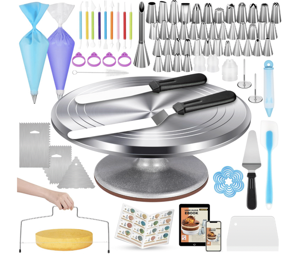 Decorating Kits Supplies - Aluminium Alloy Revolving Cake Turntable