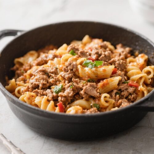 30 Minute One Pot Pasta with Ground Turkey