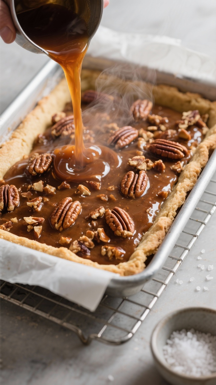 Cooking process, close-up detail: A 9x13 metal pan fresh from the oven with the par-baked brown butt