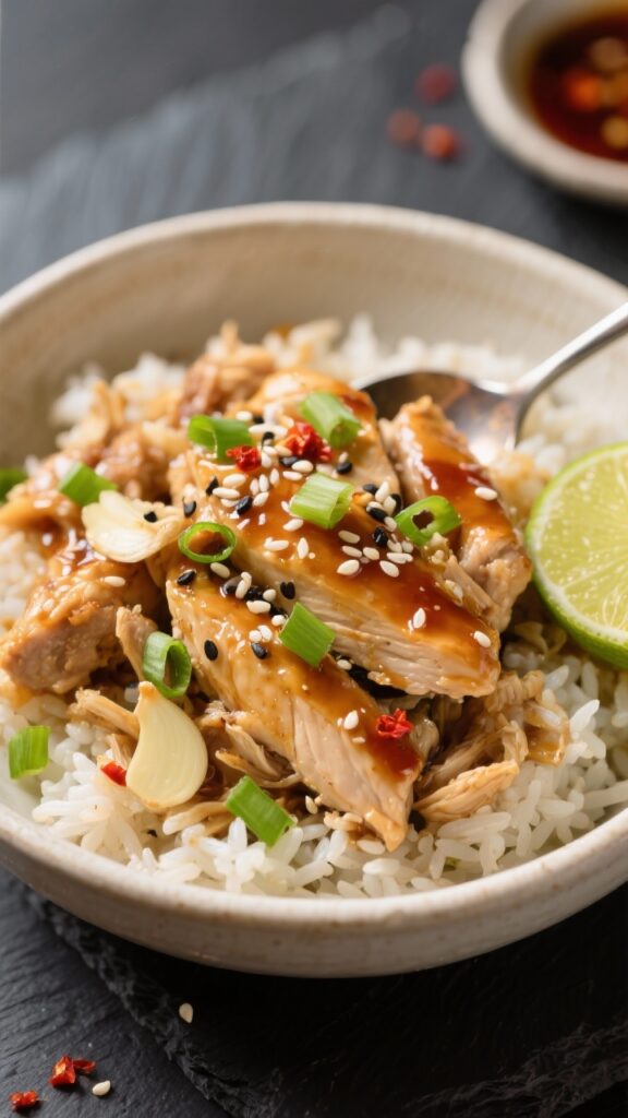 bowl of Slow Cooker Honey