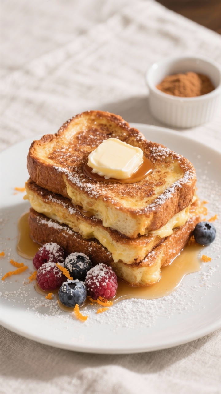Classic French Toast with Cinnamon Sugar 