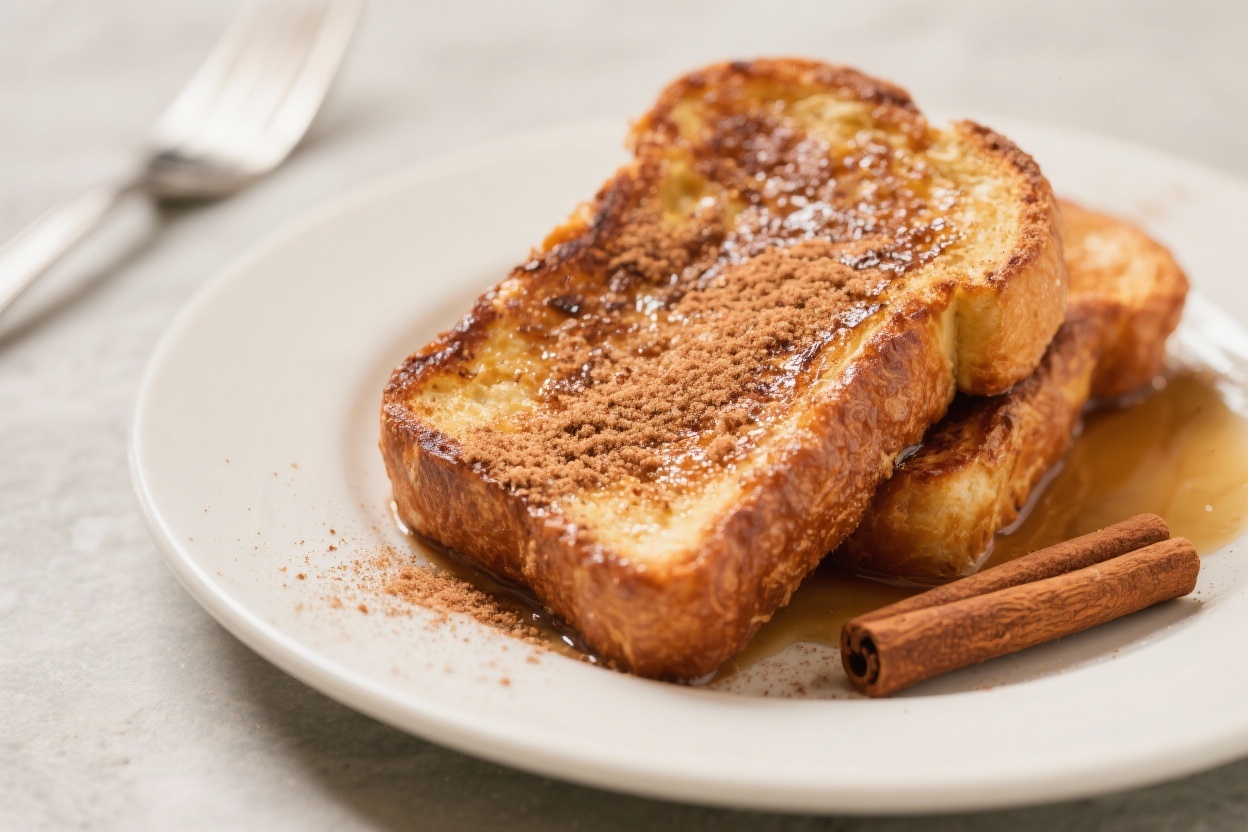 Classic French Toast with Cinnamon Sugar
