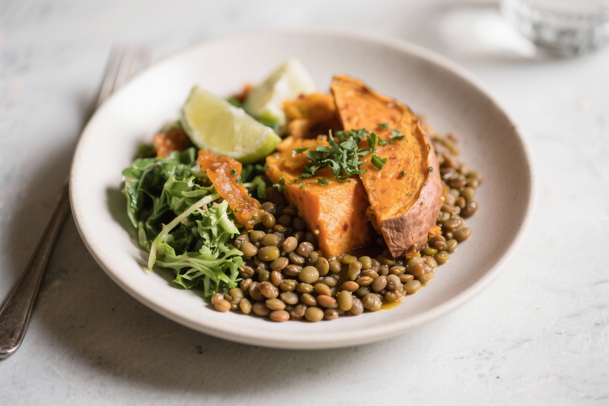 Lentil Sweet Potato Healthy Meal – Nourishing, and Easy