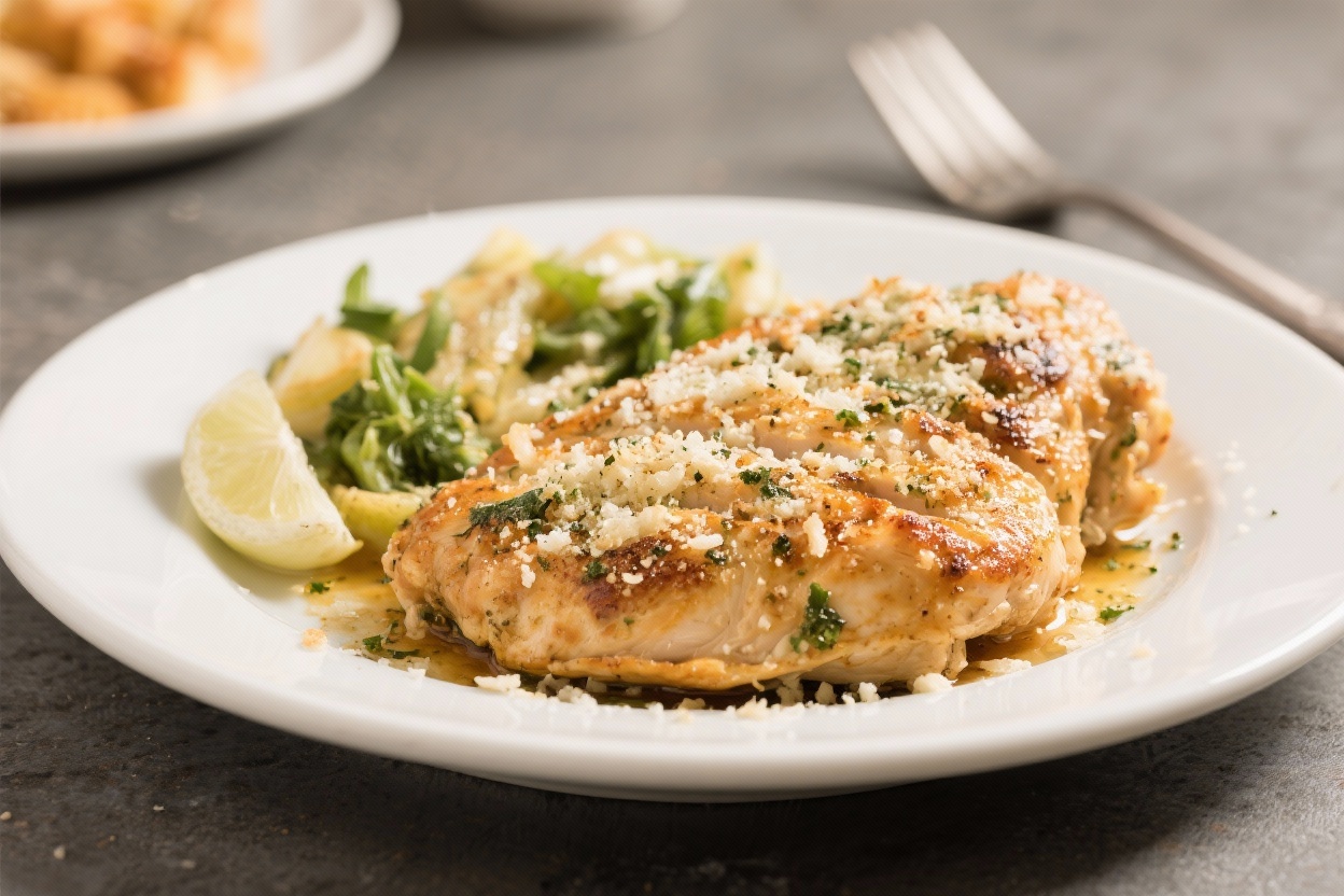 Garlic Parmesan Chicken Dinner – Comforting, Crispy and Easy