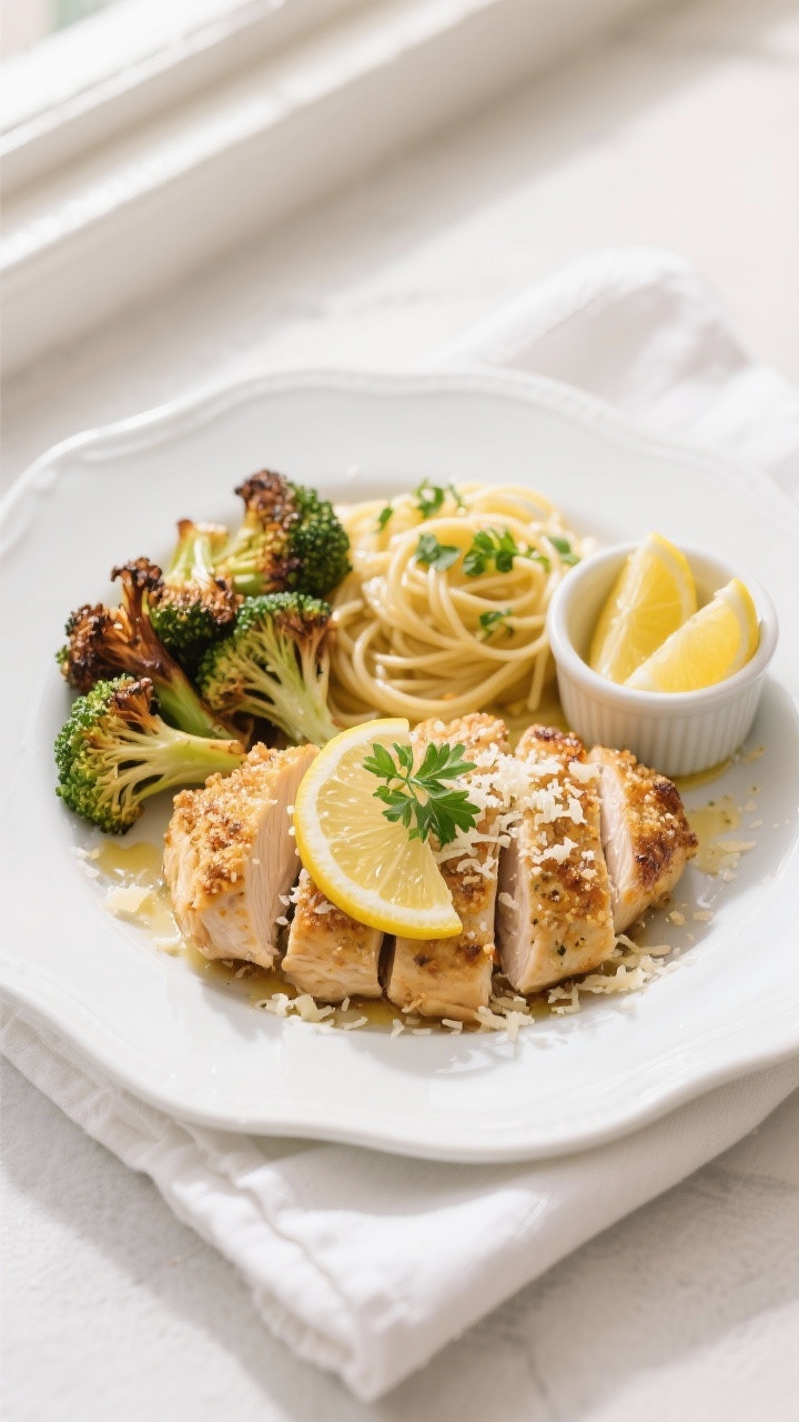 Garlic Parmesan Chicken Dinner